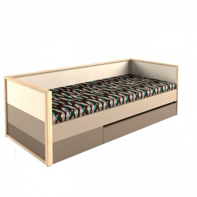 Кровать нижняя  с фальш панелью Робин Wood 