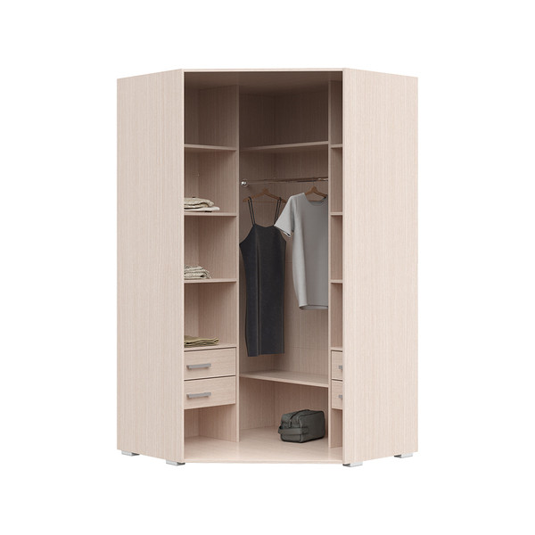 Шкаф угловой двухстворчатый Симба