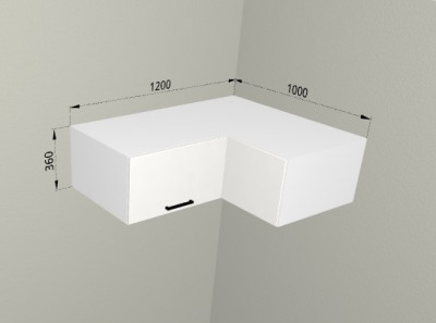 Шкаф навесной 1000/1200 распашной глубокий Санвут МДФ
