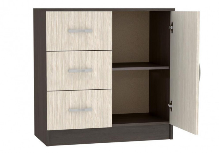 Комод с 3 ящиками и 1 створкой Басса Стендмебель