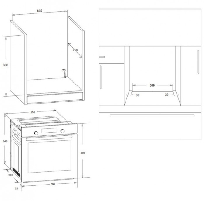 Электрический духовой шкаф Korting OKB 691 CSX