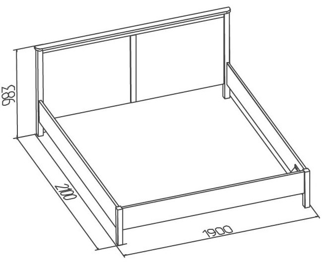 Кровать 41 1800 Sherlock