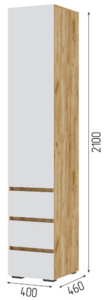 Пенал закрытый ПН-03 Хелен