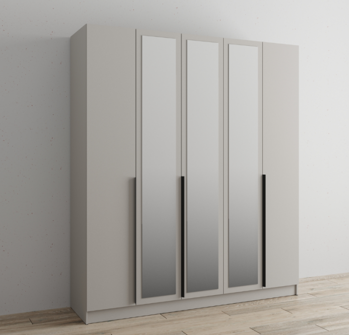 Шкаф 4-х створчатый с зеркалом Мадрид