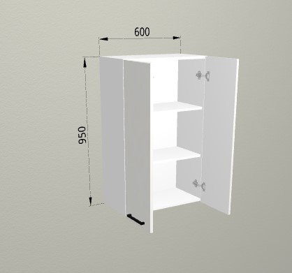 Шкаф навесной 600/950 Санвут
