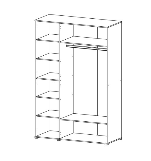 Шкаф 3-Д Вегас