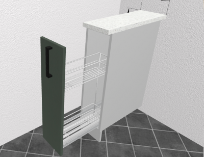 Бутылочница 2-х уровневая металлическая для модуля СБ 150 ДСВ