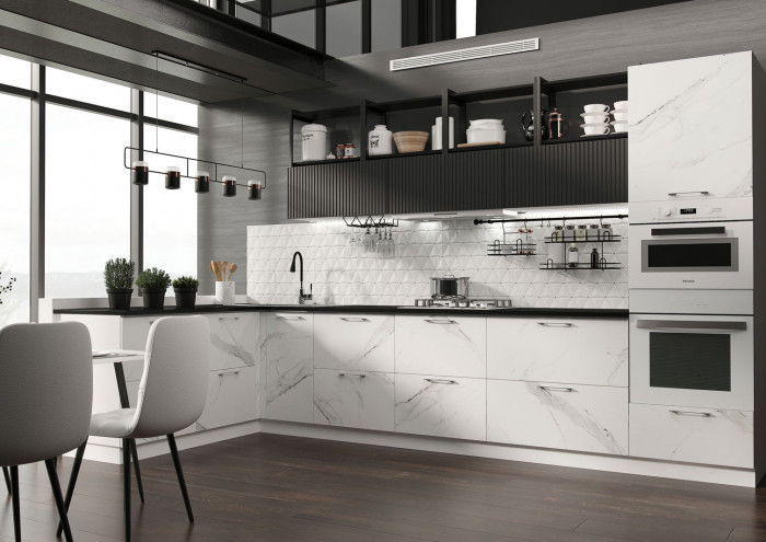 Шкаф верхний 600/456 горизонтальный Стайл