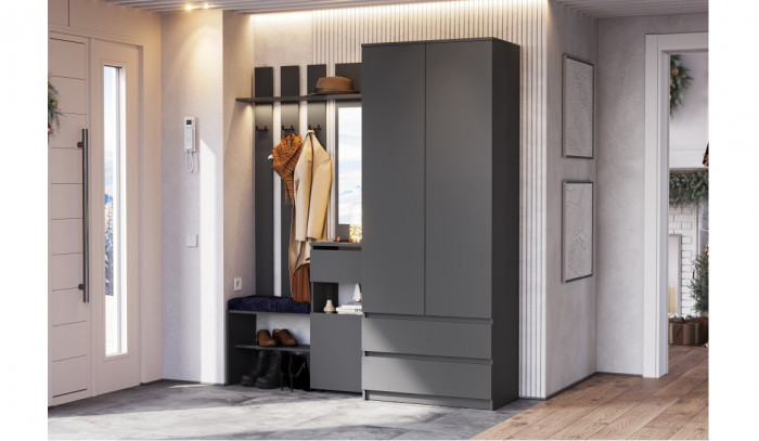 Вешалка с зеркалом Денвер