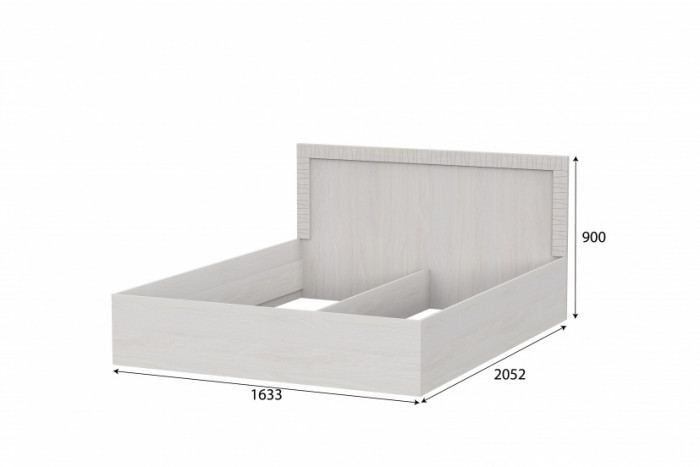 Кровать двуспальная 1600х2000 Гамма-20