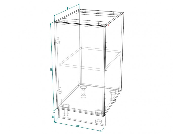 Шкаф нижний ШН 400 Норд