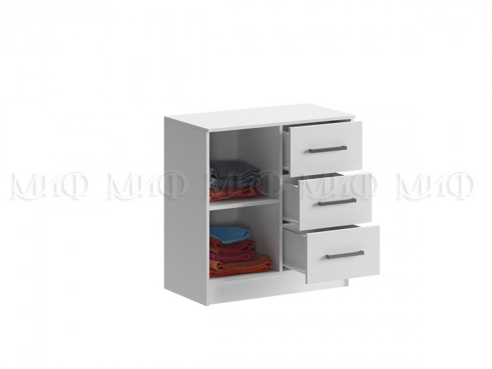 Комод с 3-мя ящиками+1 дверь Бася Миф