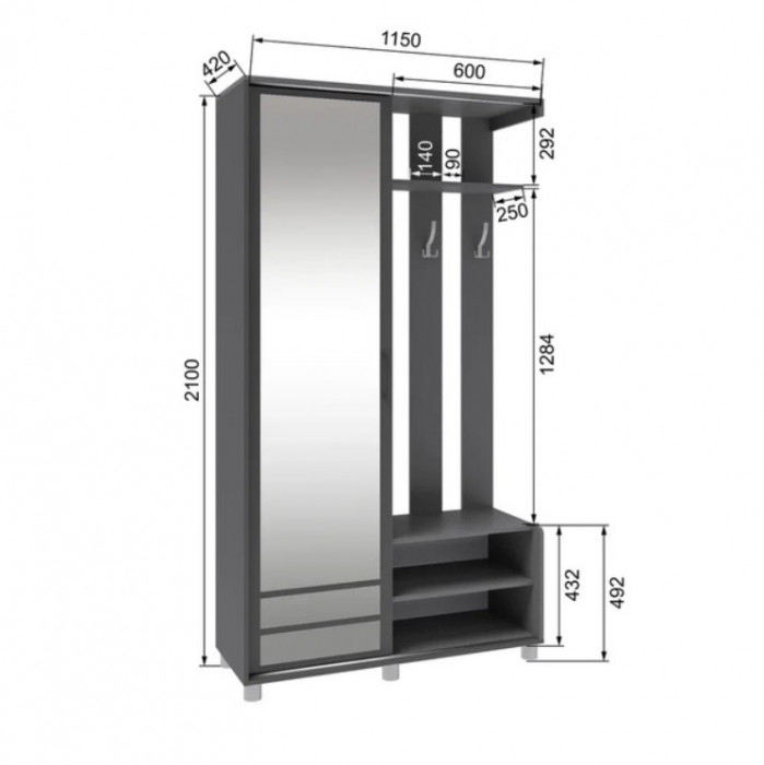 Прихожая Ларго-2