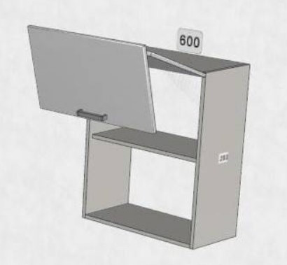 Шкаф навесной 600/912 Top-Stay Квадро СВ 