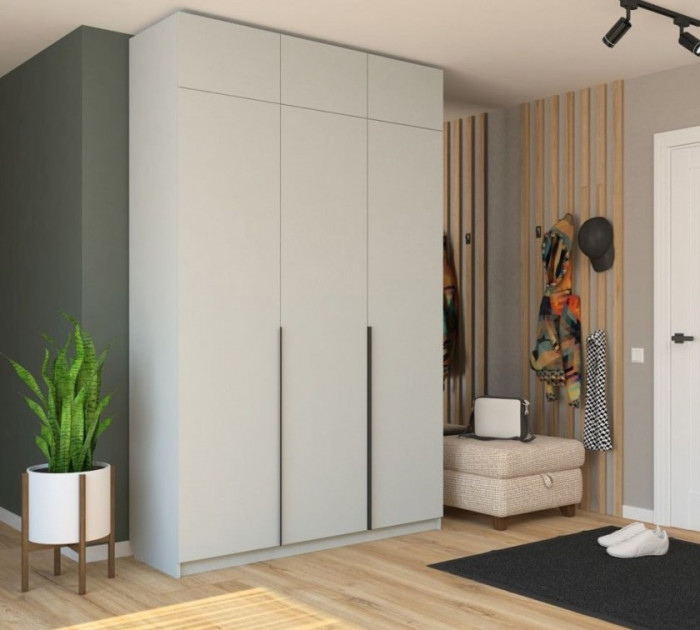 Шкаф М6-3.1 П+П 130 с антресолью