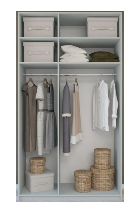 Шкаф М6-3.1 П+П 130 с антресолью