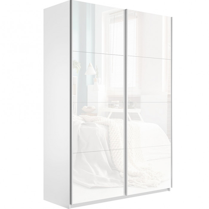 Шкаф купе Прайм 2-х дв. со стеклами 1600 Е1