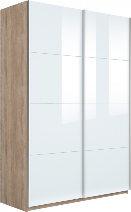 Шкаф купе Прайм 2-х дв. со стеклами 1600 Е1
