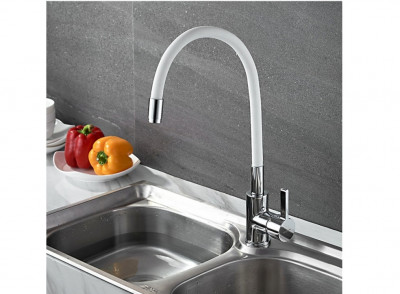 Смеситель L4898-3 (Белый) LEDEME