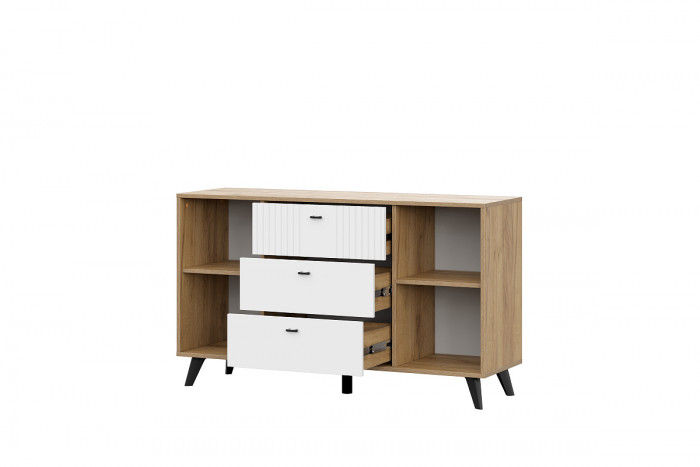 Комод 3 ящика двухстворчатый Милан