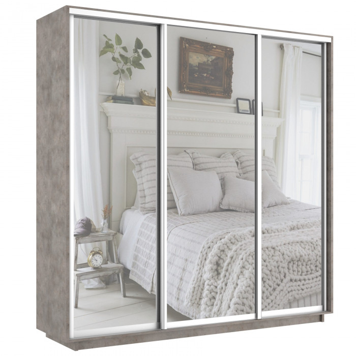 Шкаф купе Трио 3 зеркала Экспресс 1800х2400 Е1