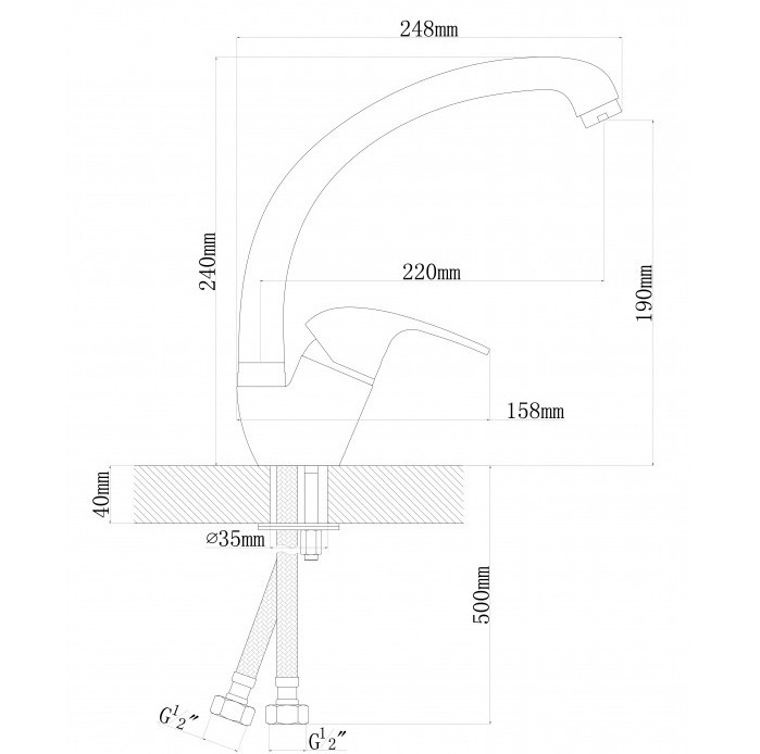 Смеситель Dr. Gans Рондо