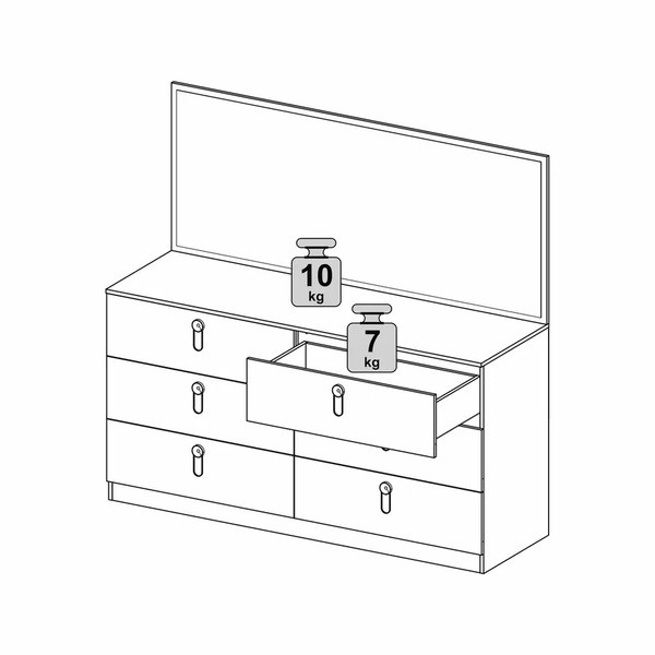 Комод 1700 Аравия-Кристалл