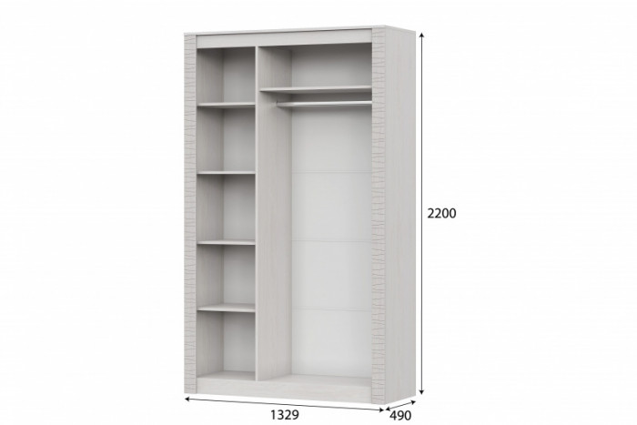 Шкаф трехстворчатый Гамма-20