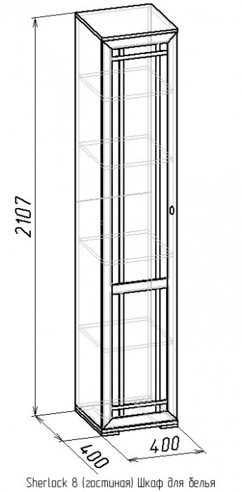 Шкаф для белья 8 Sherlock левый