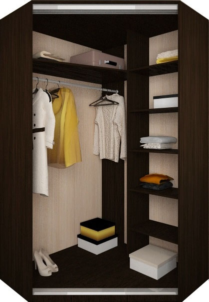 Угловой шкаф-купе Елена