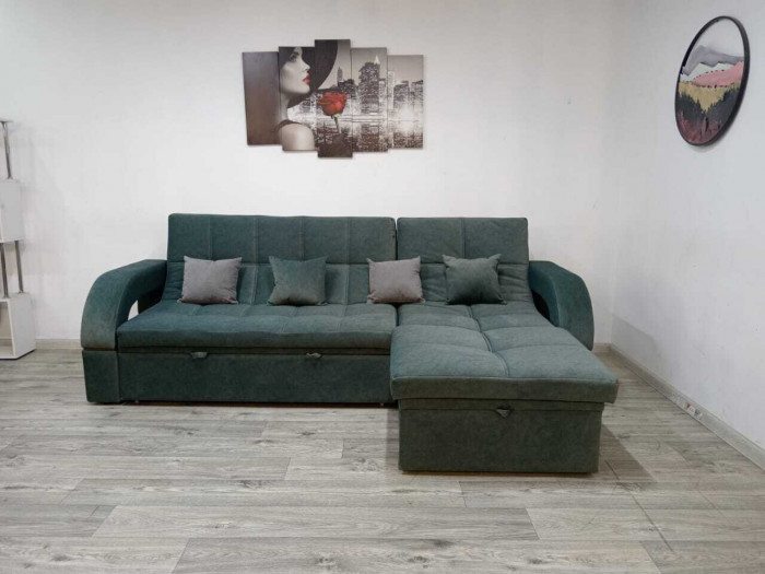 Диван угловой Майами-2 ППУ (+ оттоманка)