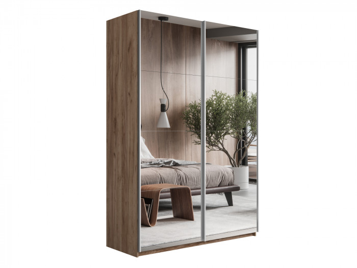 Шкаф купе Прайм 2-х дв. с зеркалами 1200 Е1