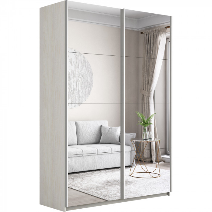 Шкаф купе Прайм 2-х дв. с зеркалами 1200 Е1