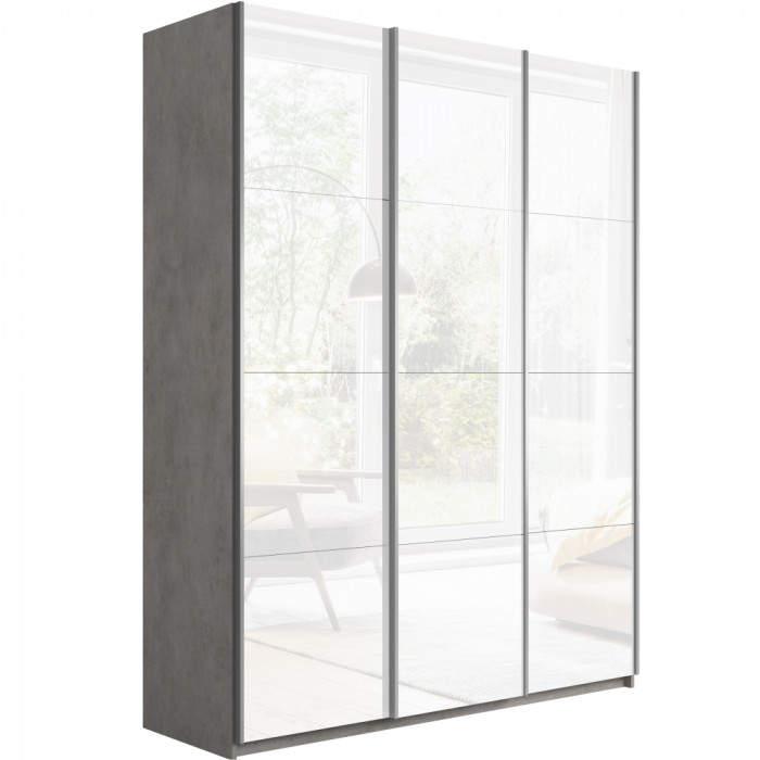 Шкаф купе Прайм 3-х дв. со стеклами 1800 Е1