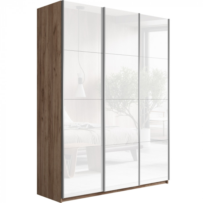 Шкаф купе Прайм 3-х дв. со стеклами 1800 Е1