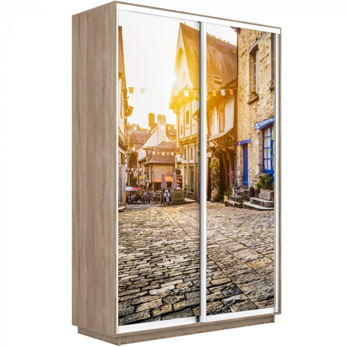 Шкаф купе Дуо Фото Экспресс 1400 Е1