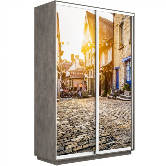 Шкаф купе Дуо Фото Экспресс 1400 Е1