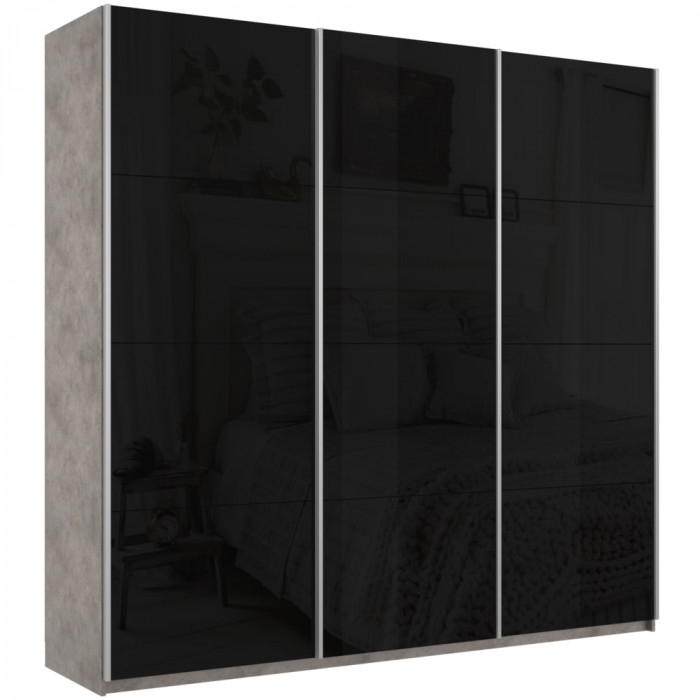 Шкаф купе Прайм 3-х дв. со стеклами 2100 Е1 