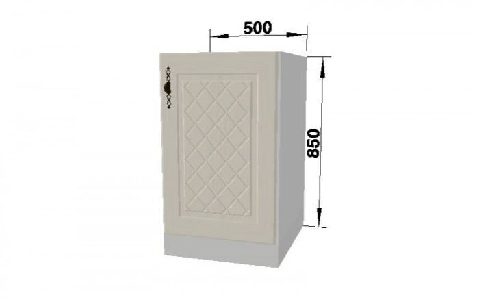 Шкаф нижний 500 под мойку Гранд