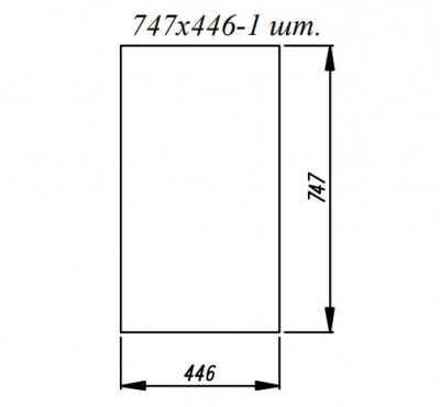 Фасад для посудомоечной машины 450 Марсель Гола
