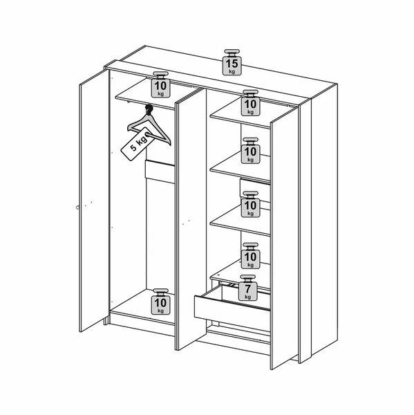 Шкаф 4-х створчатый Аравия-Кристалл