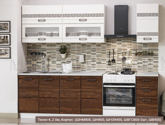 Кухня Техно-4 2,0м