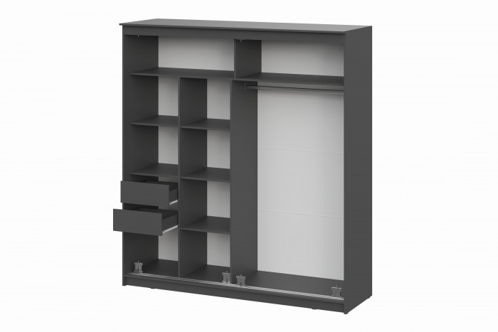 Шкаф купе №25 Блэк Лайт 2000