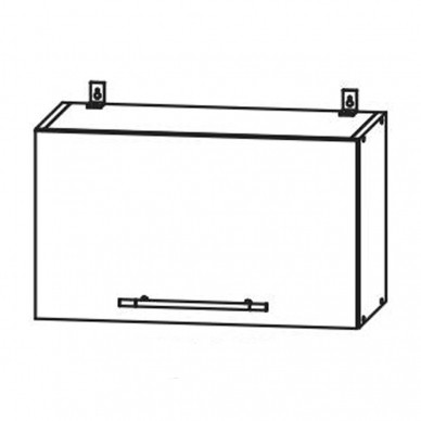 Шкаф верхний 600 горизонтальный высокий Гарда