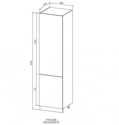 Пенал 600 глухой Марсель Гола