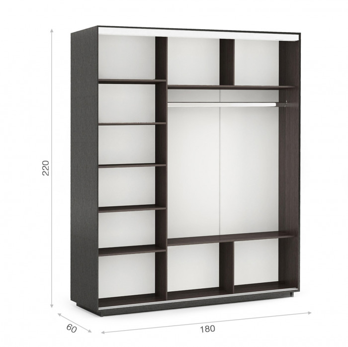 Шкаф купе Трио Медиум 1 Экспресс 1800 Е1