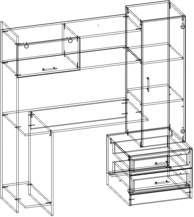 Компьютерный стол ПКС-7