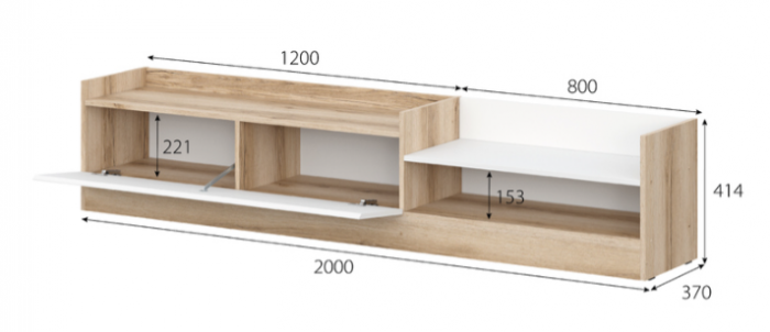 Тумба ТВ Брауни
