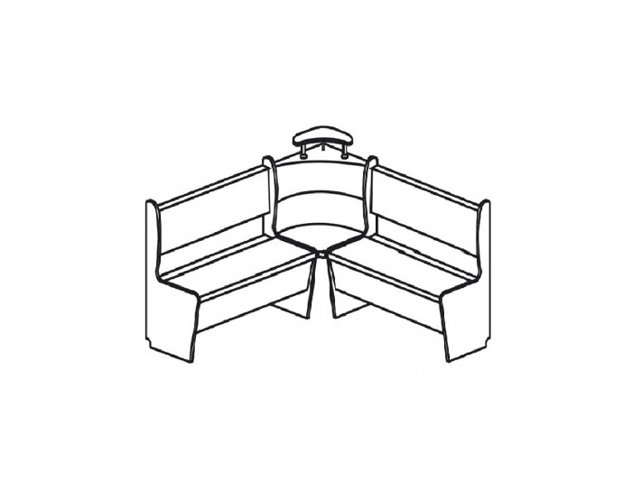 Кухонный уголок малый Нео шенил