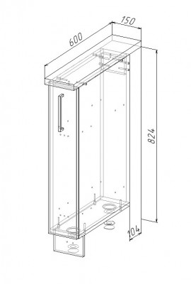 Шкаф нижний 150 Санвут МДФ